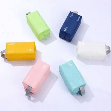Multicolour Everyday Zip Pouch — 6 Colour Options