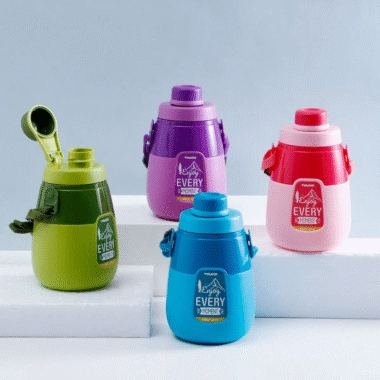 Insulated Sports Water Bottle with Carabiner Clip