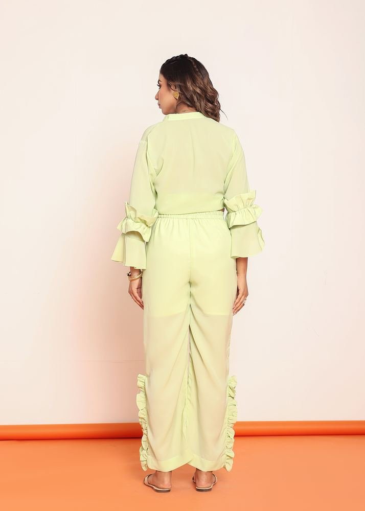 Co- ord set with detailed ruffles photo 3