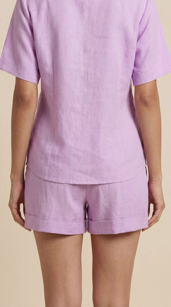 Lavender Ruffled Co-ord Set photo 3