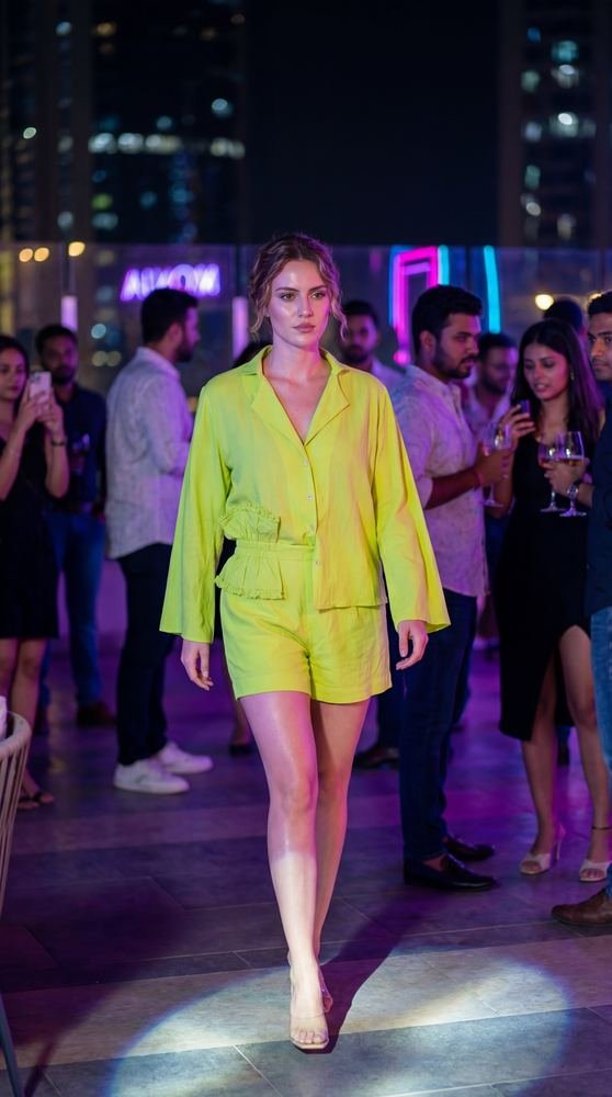 Lime Green Shirt & Shorts Co-ord photo 5