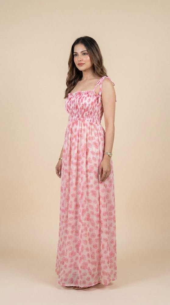 Floral Printed Maxi Dress