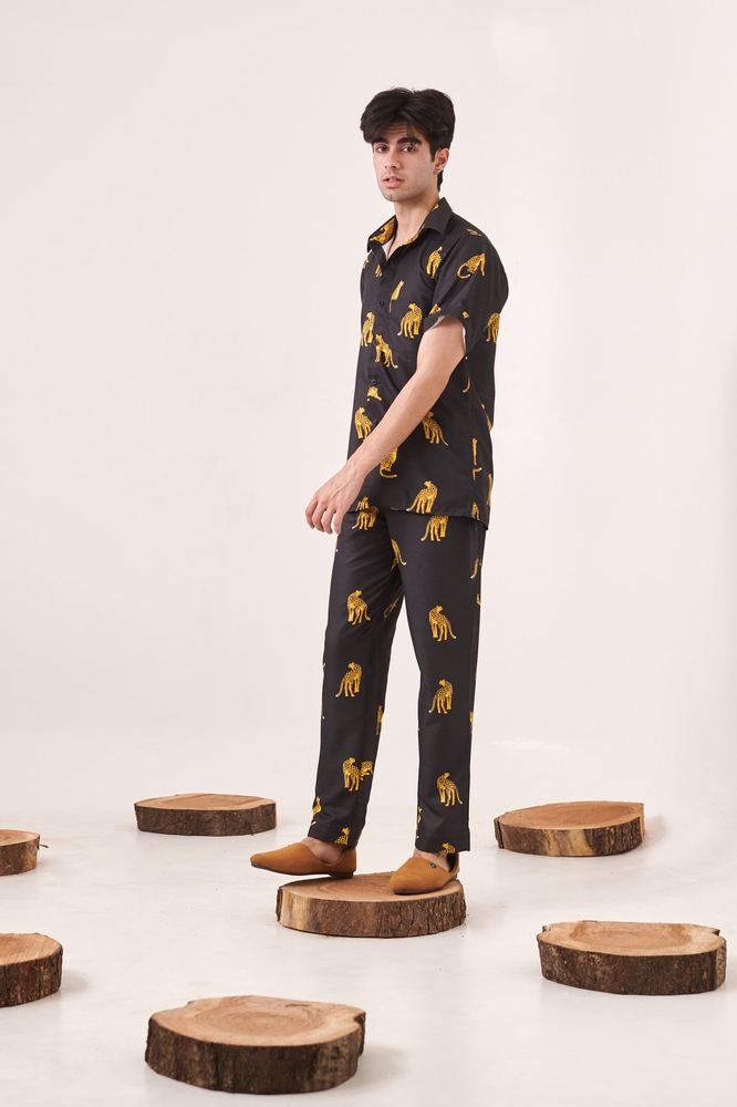 Black Leopard Print Co-ord Set photo 3