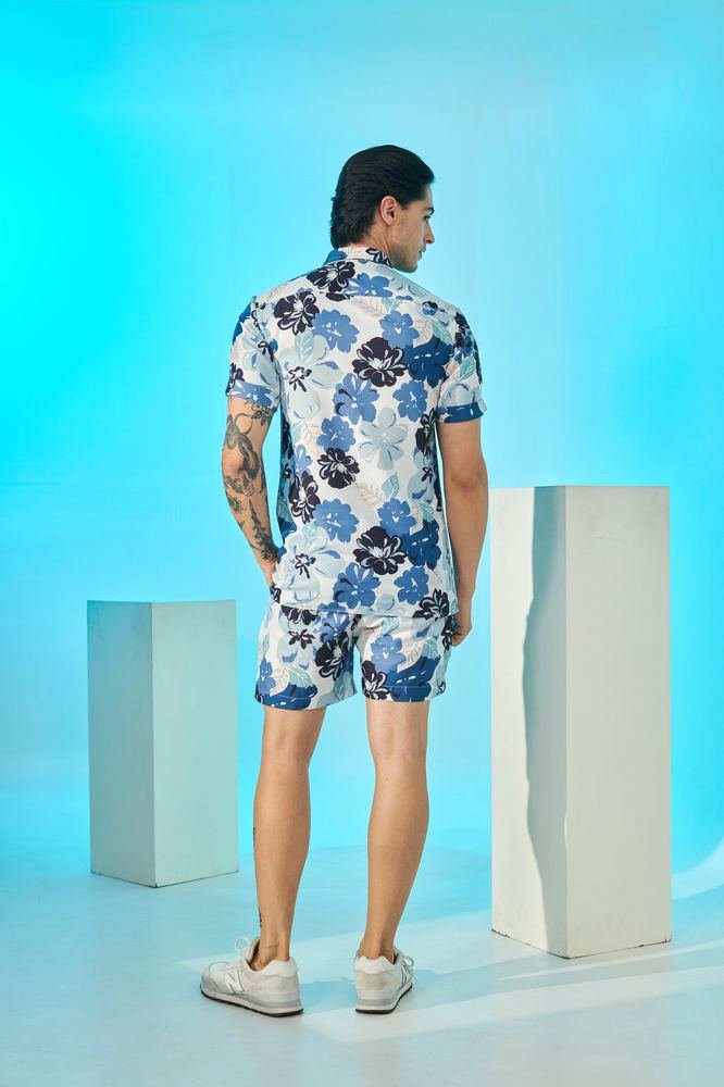 Blue Floral Print Co-ord Set photo 3