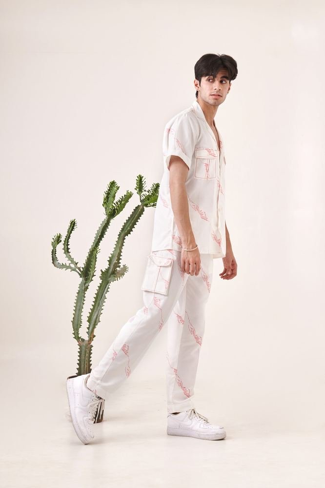 White Hands Printed Co-ord Set photo 3