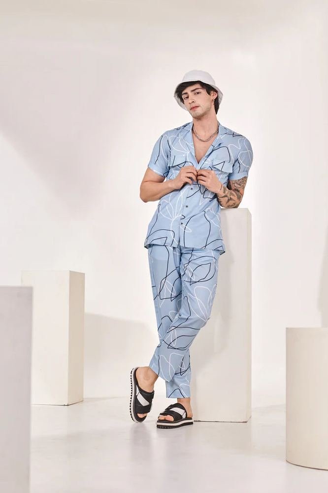 Cotton blended trouser