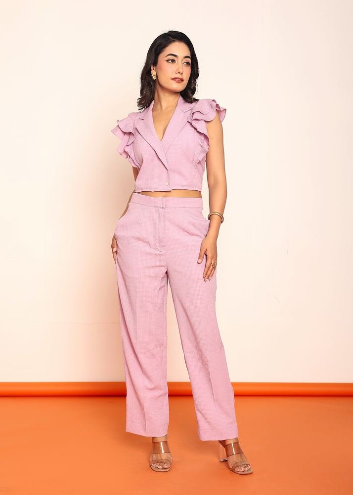 Lavender straight pant photo 5