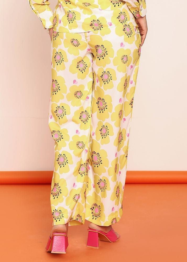 Printed floral straight pant photo 3