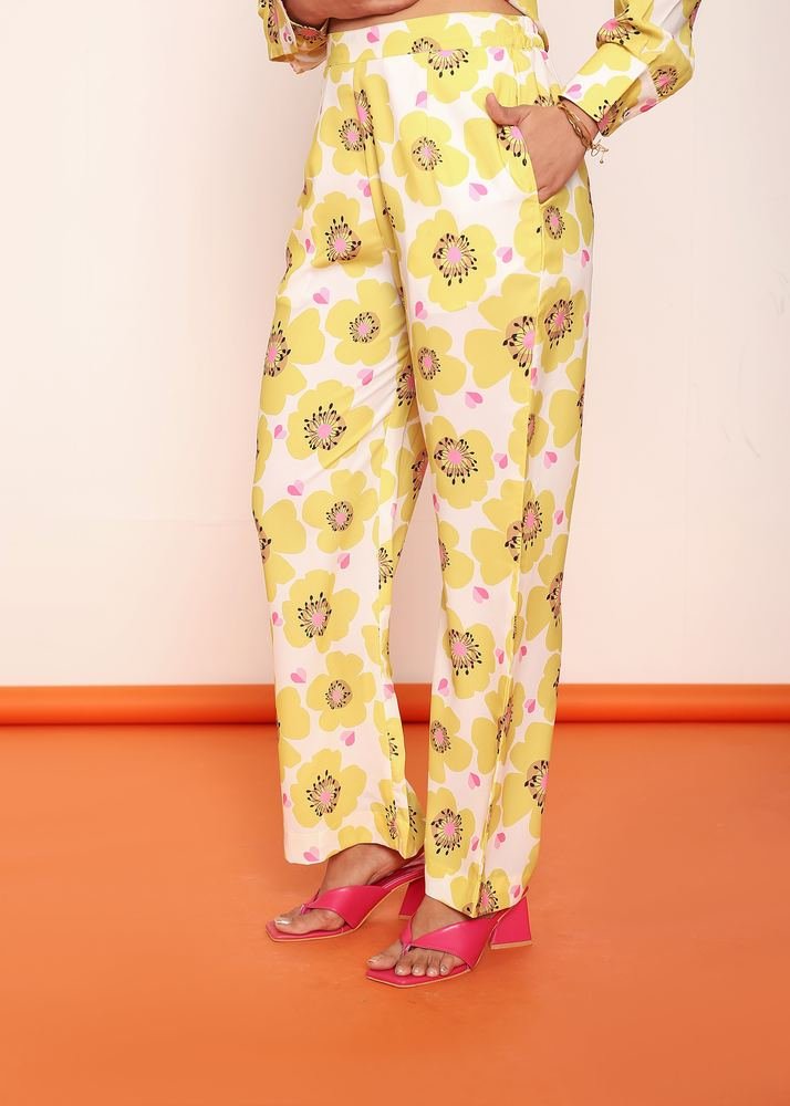 Printed floral straight pant photo 5