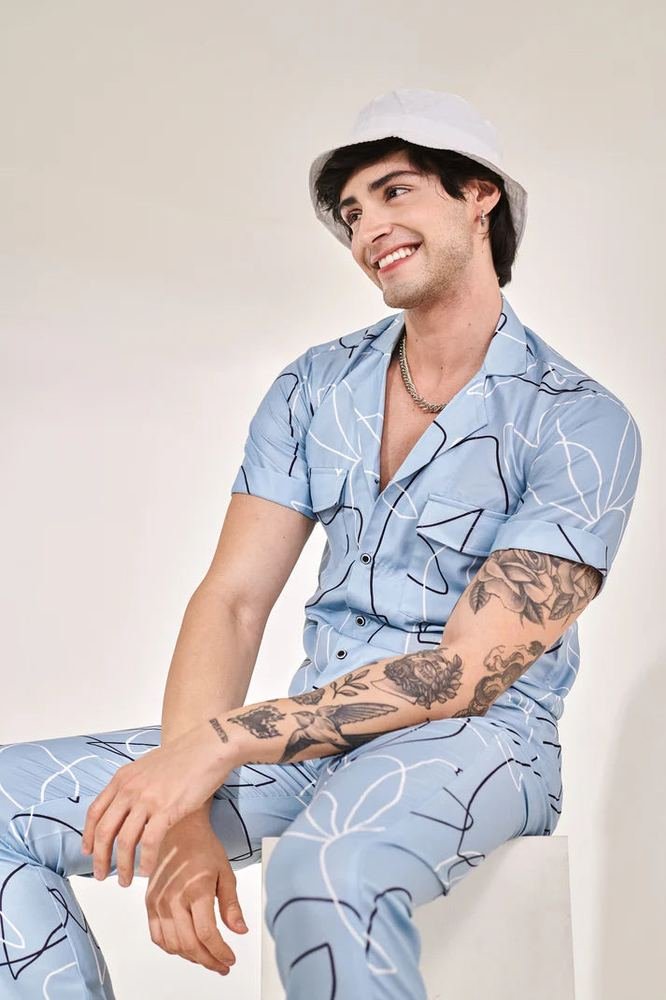 Cotton blended shirt