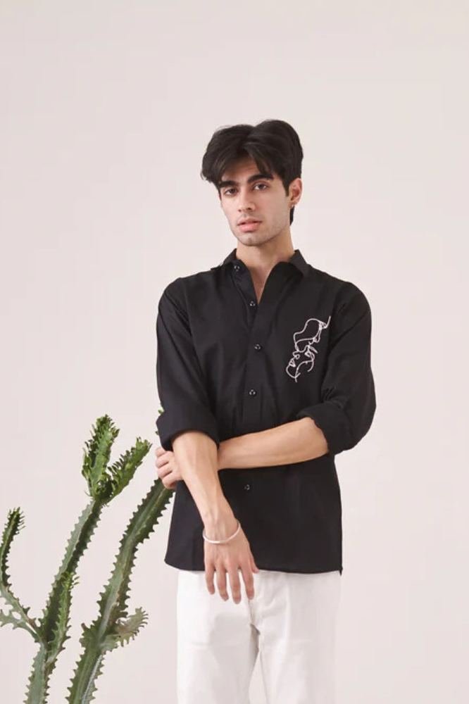 Face Embroidered Shirt photo 4