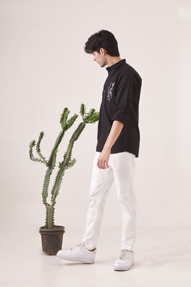 Face Embroidered Shirt photo 3