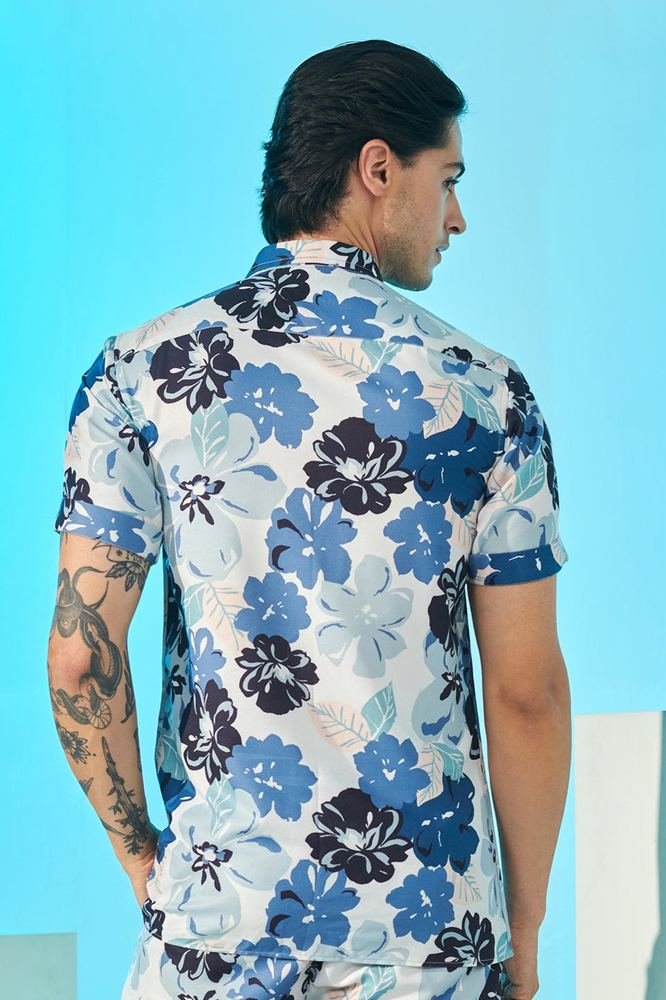 Floral printed shirt photo 3