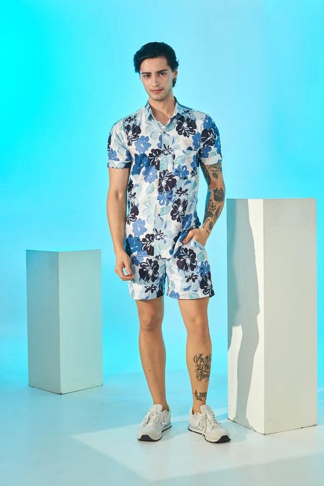 Floral printed shirt photo 4