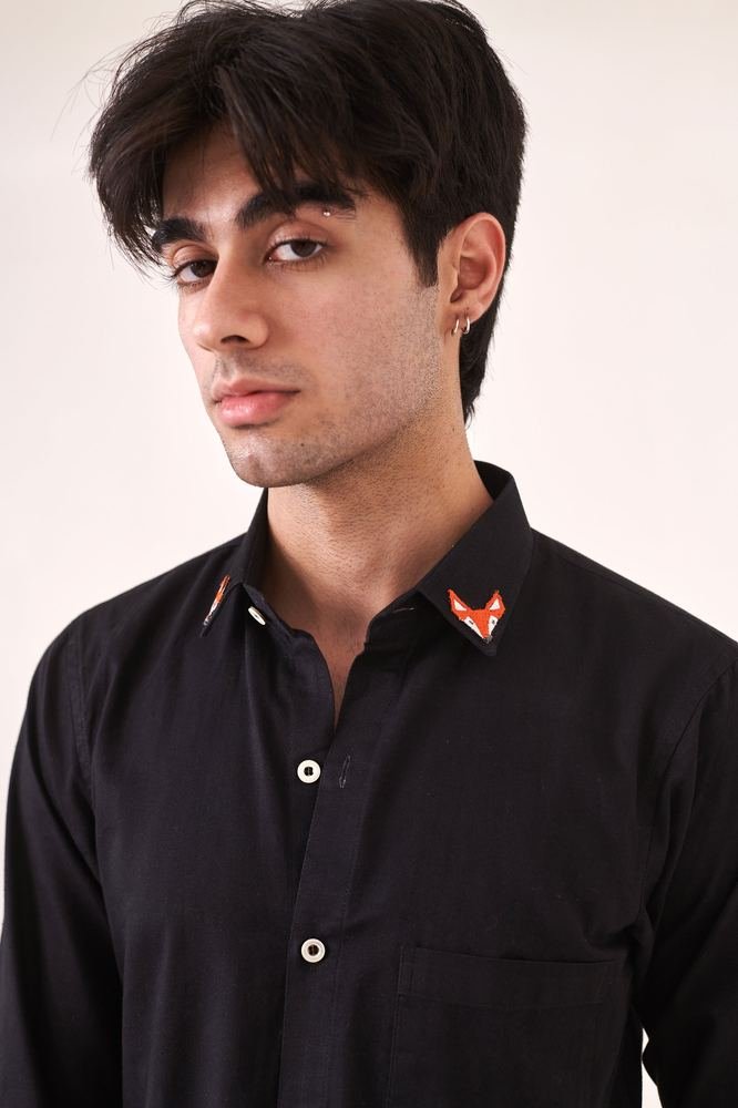 Fox Embroidered Shirt photo 5