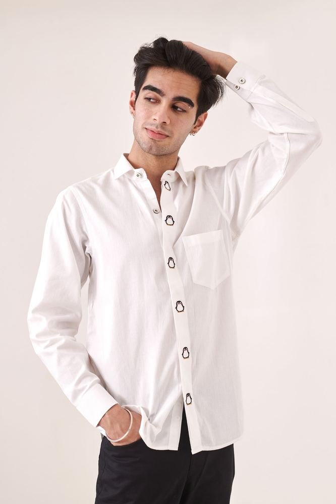 Penguin Embroidered Shirt photo 3