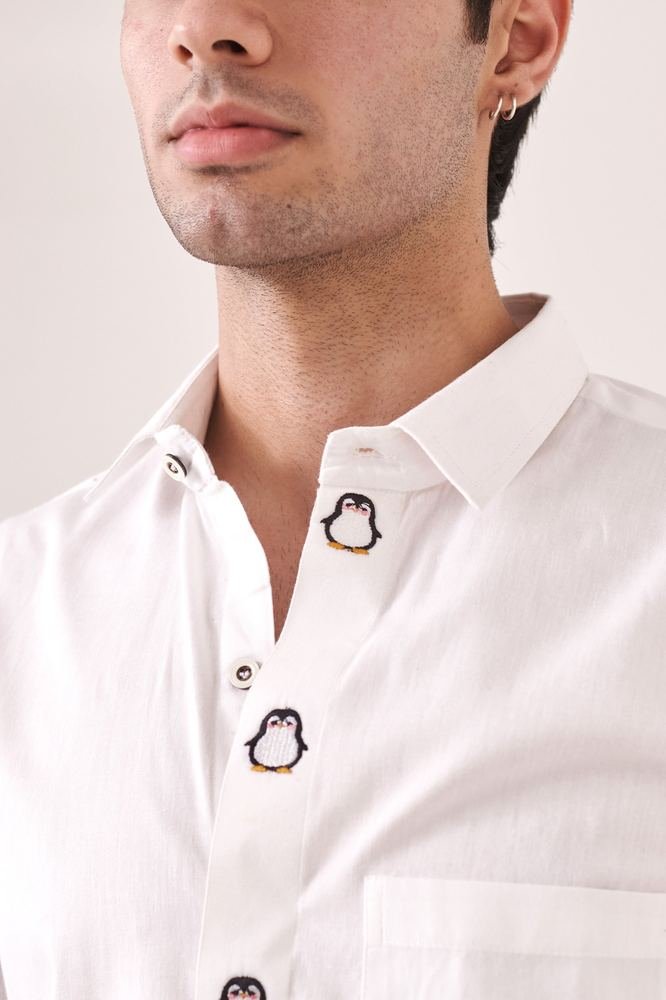 Penguin Embroidered Shirt photo 5