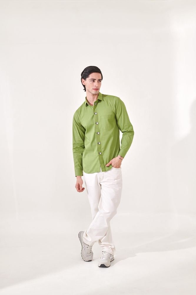 Sheep Embroidered Shirt photo 4