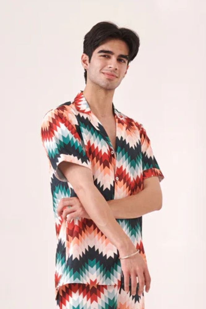 Zig-zag printed shirt photo 3