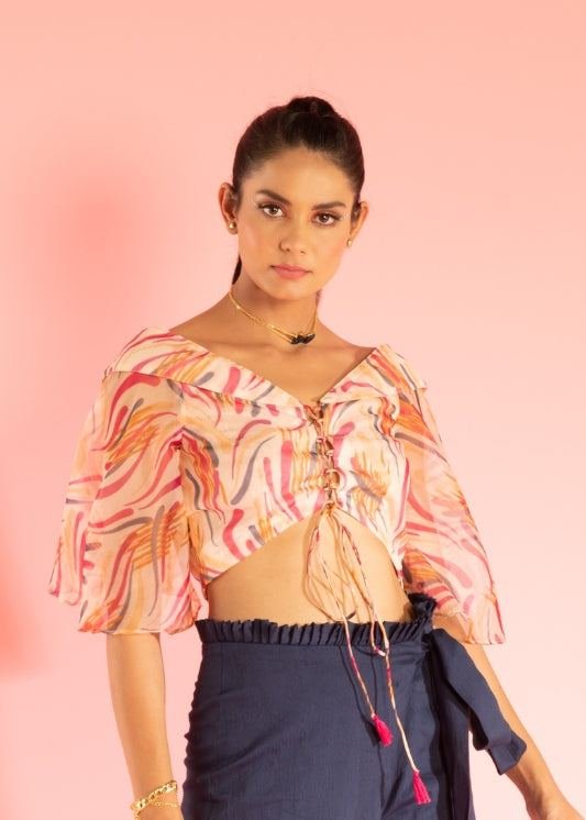 Flared Sleeve Top photo 2