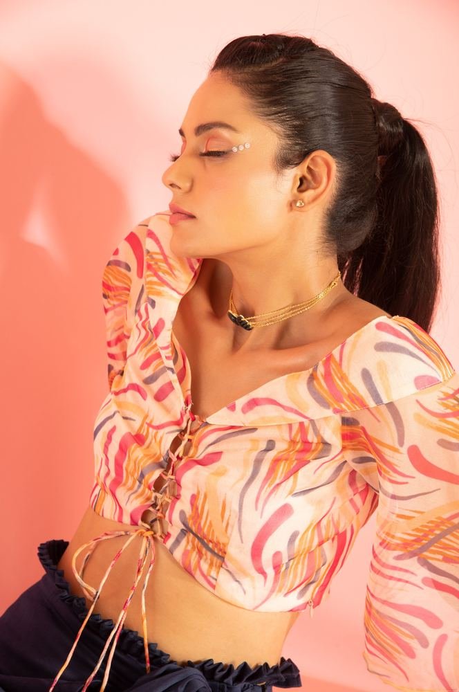 Flared Sleeve Top photo 3