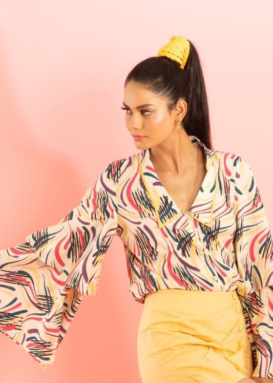 Flared Sleeve Shirt photo 2
