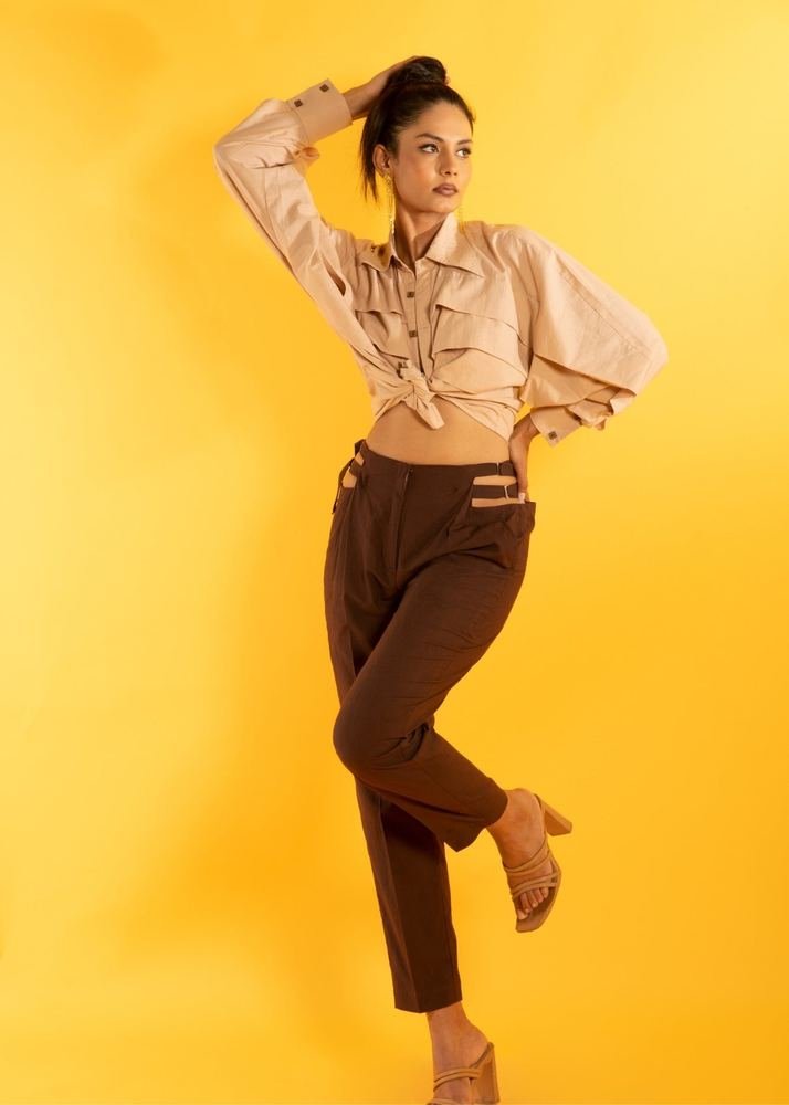 Oversized Pleated Shirt photo 5