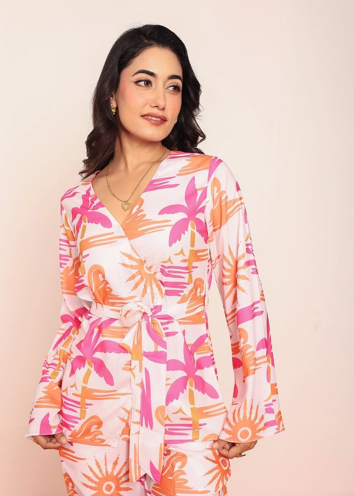 Printed wrap around top photo 3