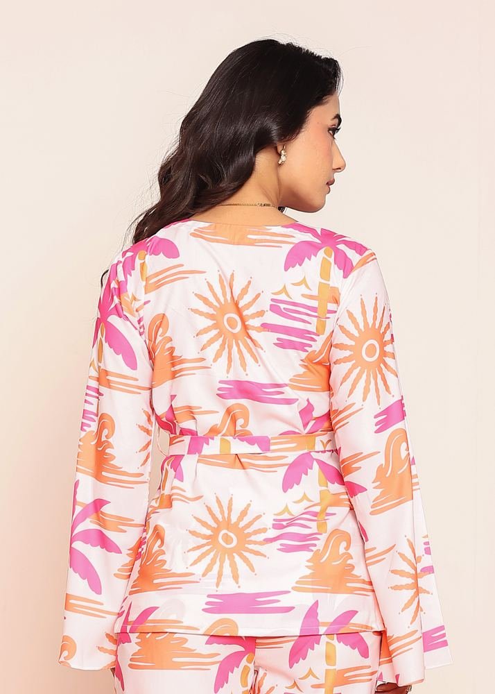 Printed wrap around top photo 5