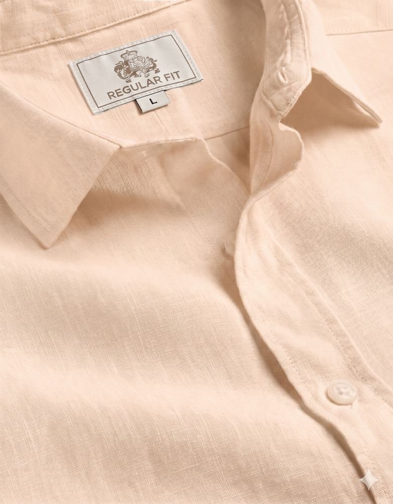 Pale Peach Heritage Slub Shirt