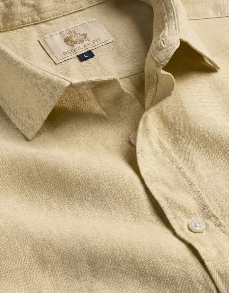 Desert Tan Casual Cotton Shirt