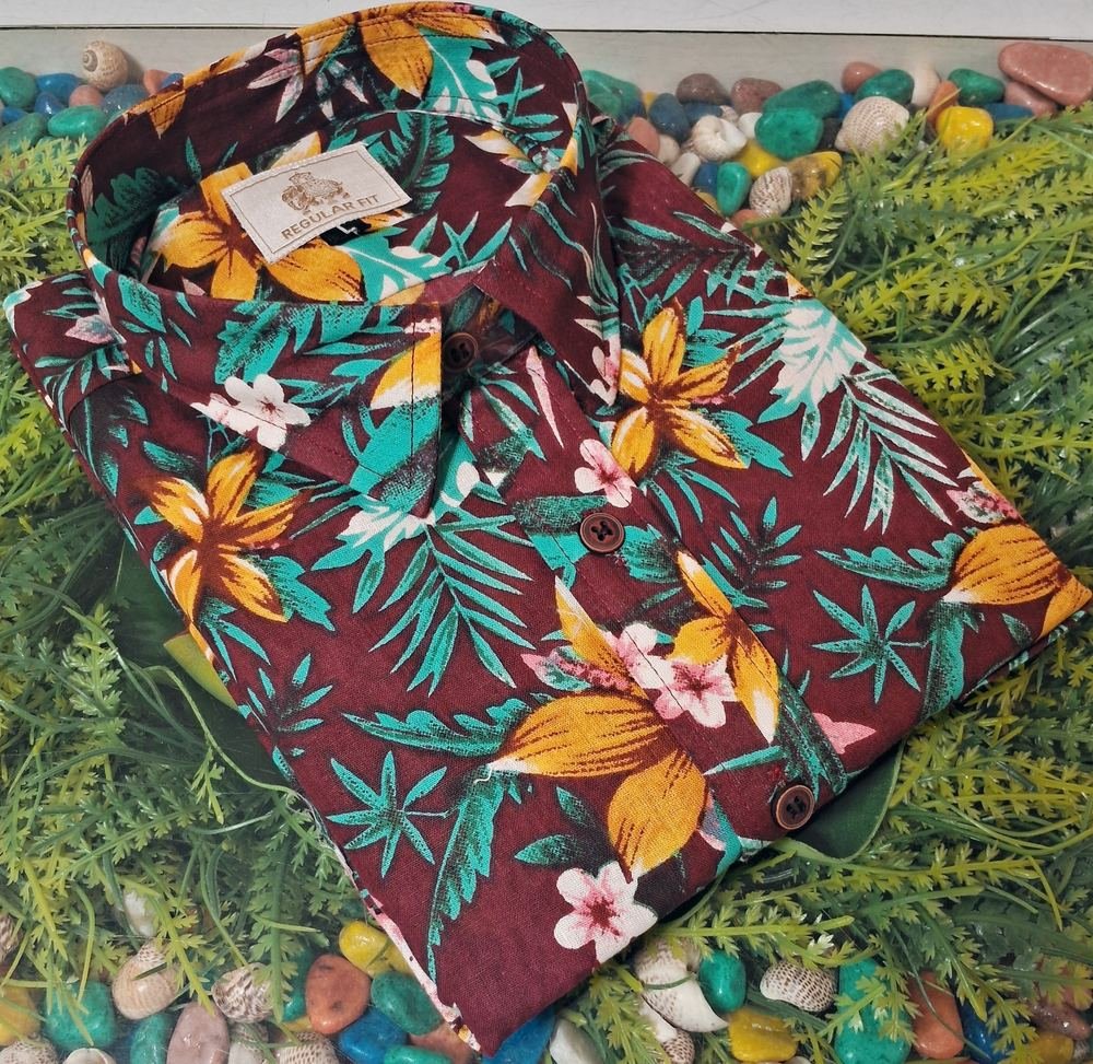 The Midnight Bloom Cotton Shirt