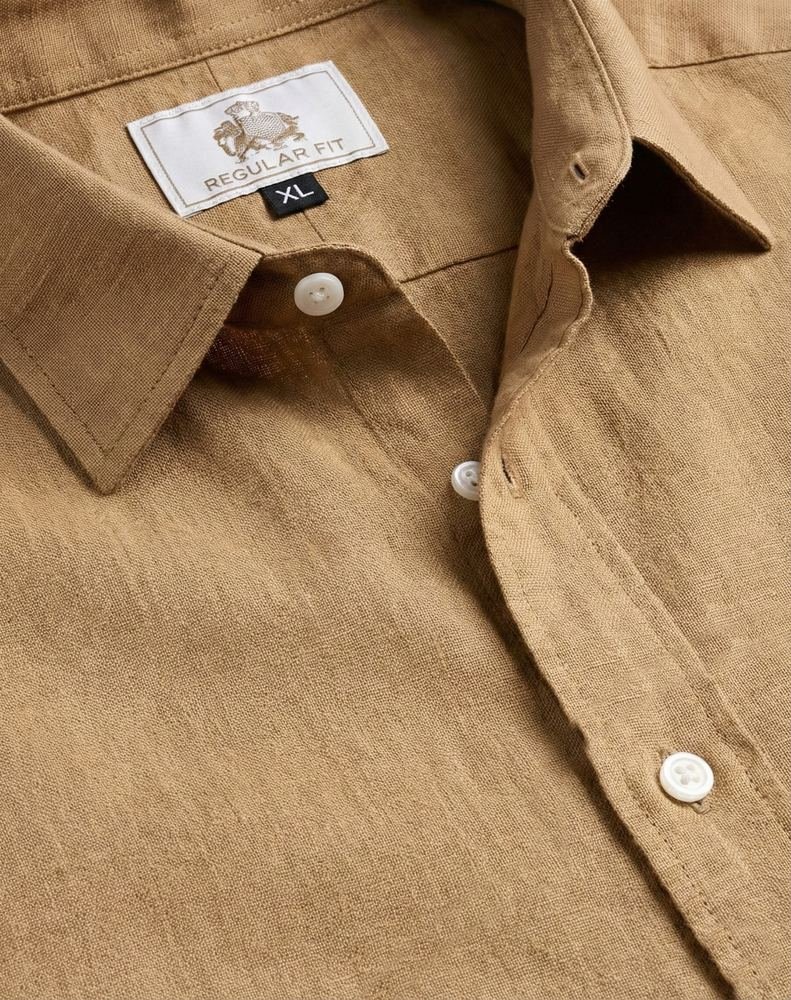 Linen Shirt in Classic Sand