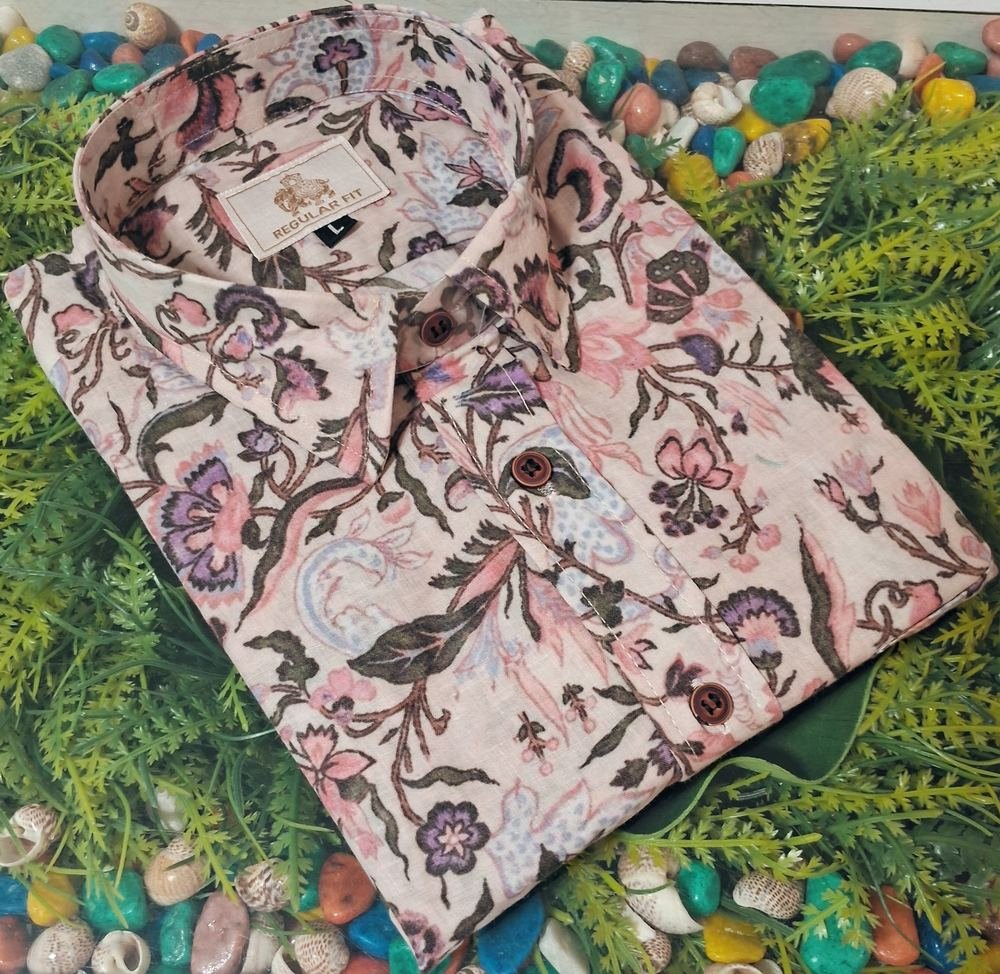 Whispering Florals Cotton Shirt