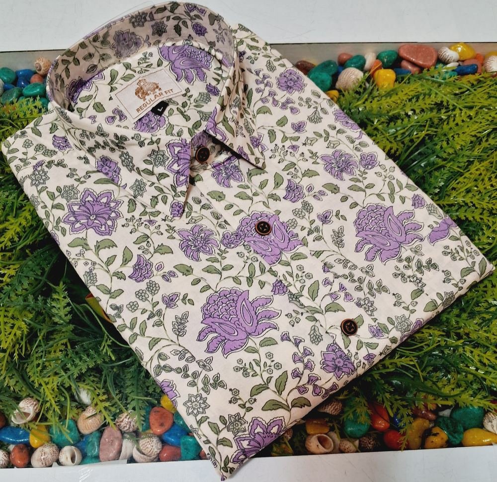 Lavender Flower Shirt