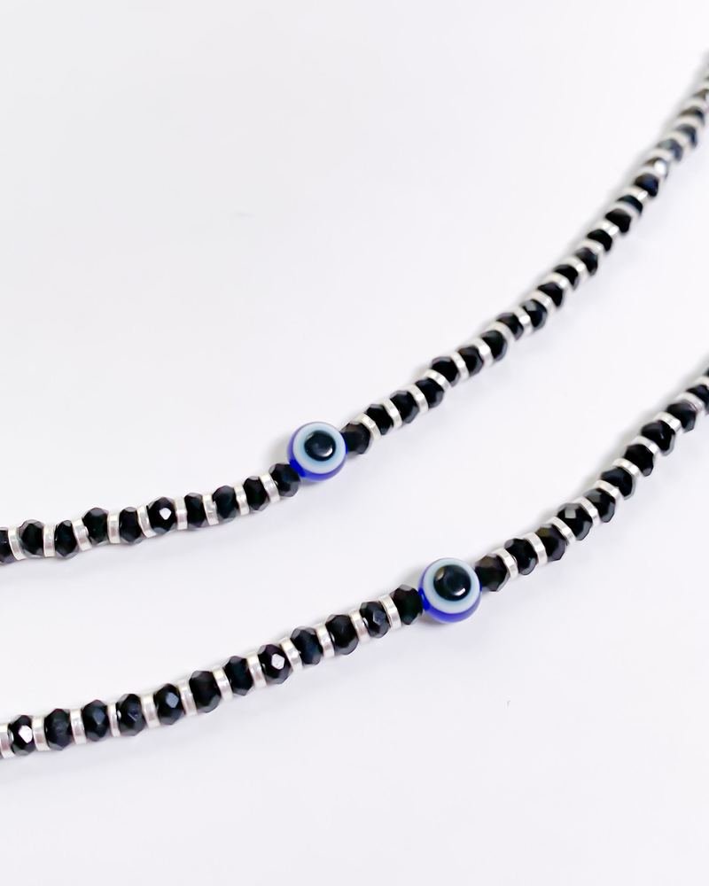 Silver Forever Beaded Anklet photo 4