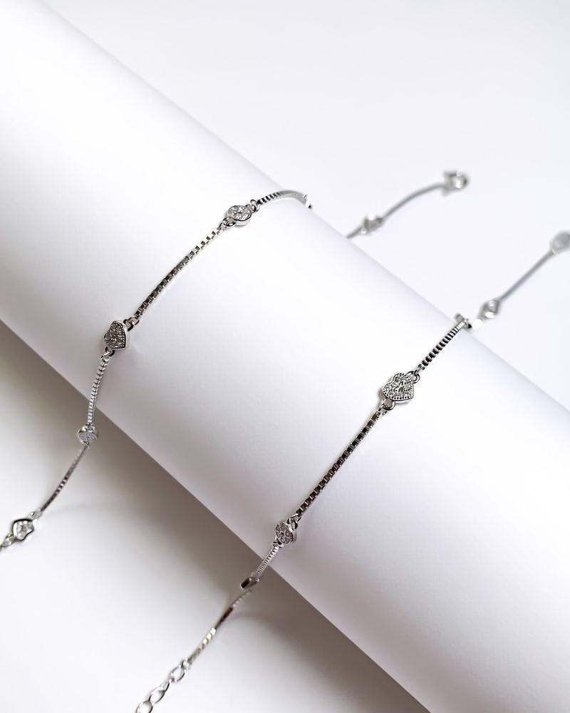 Silver Perfect Anklet photo 4