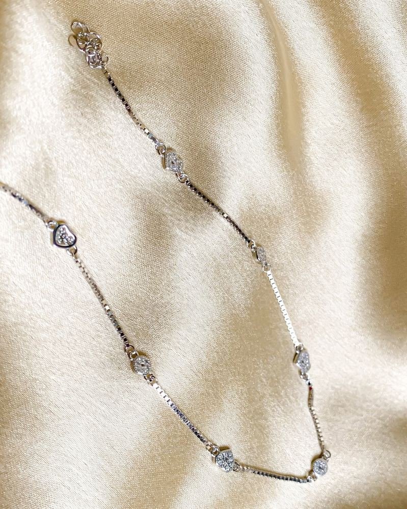 Silver Perfect Anklet photo 2