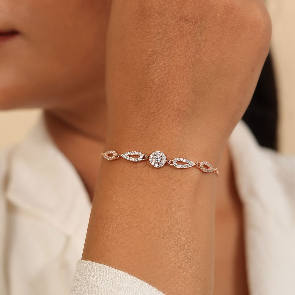 Rose Gold Shimmering Bracelets