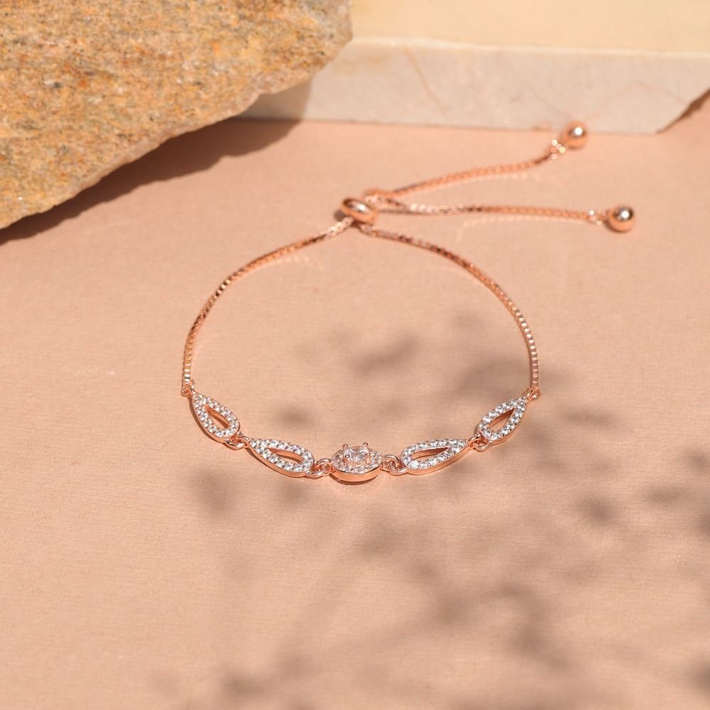 Rose Gold Shimmering Bracelets photo 2