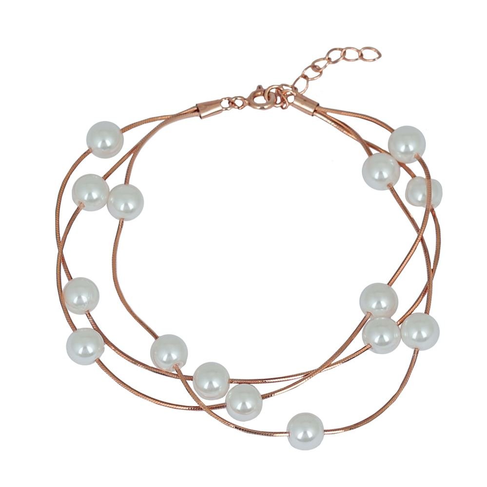 Rose Gold Pearl Bracelet photo 3