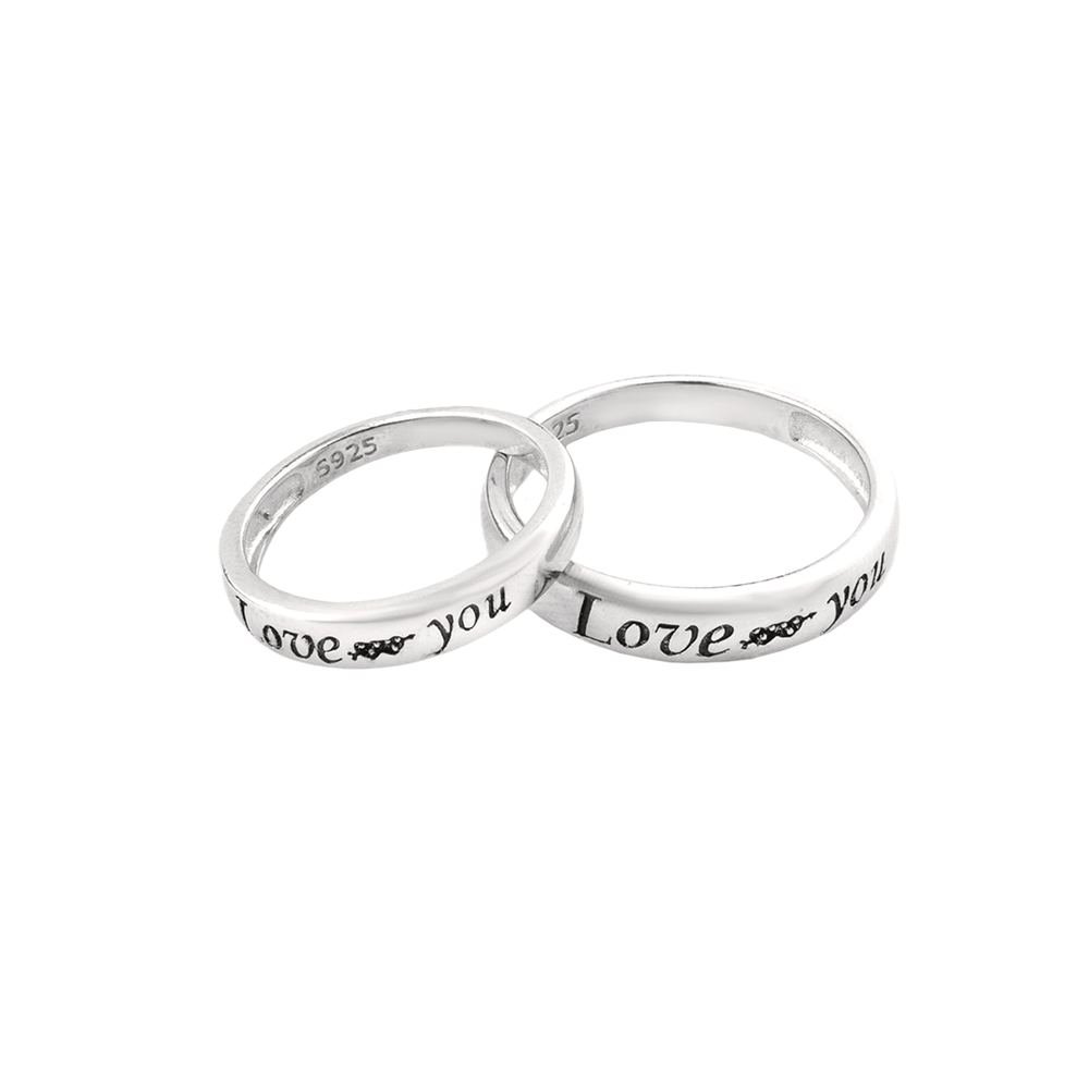 Silver Love Your Couple Ring photo 4