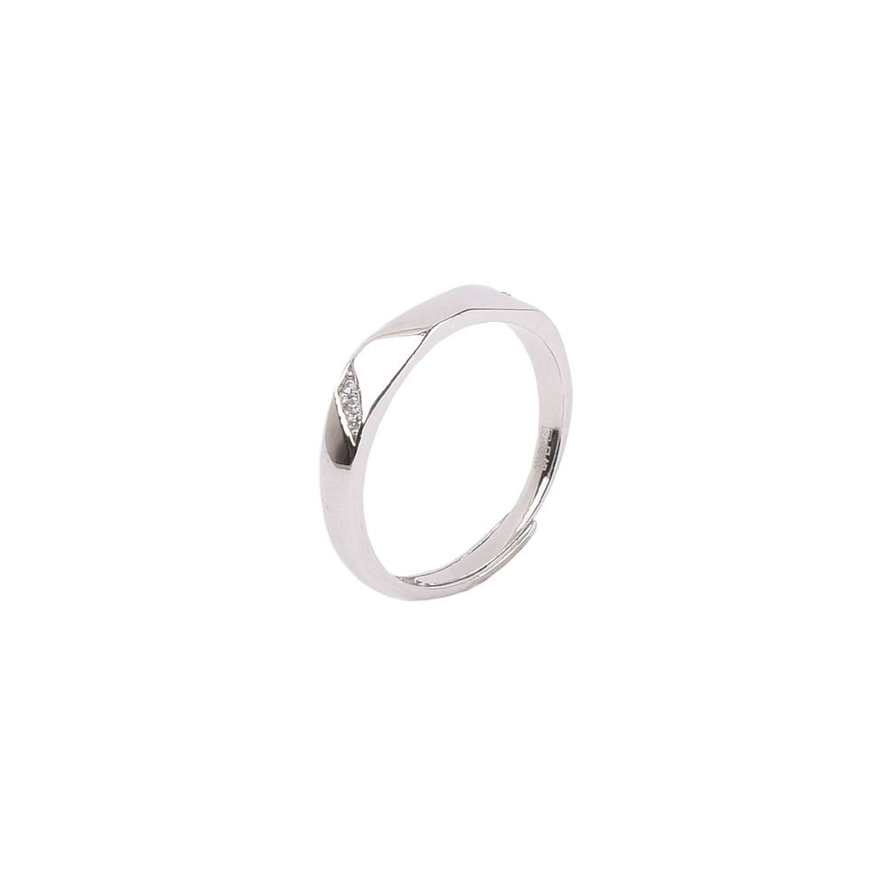 Silver Sober Couple Ring photo 4