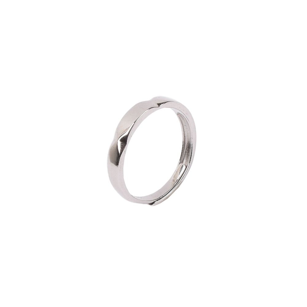 Silver Love Couple Ring photo 3