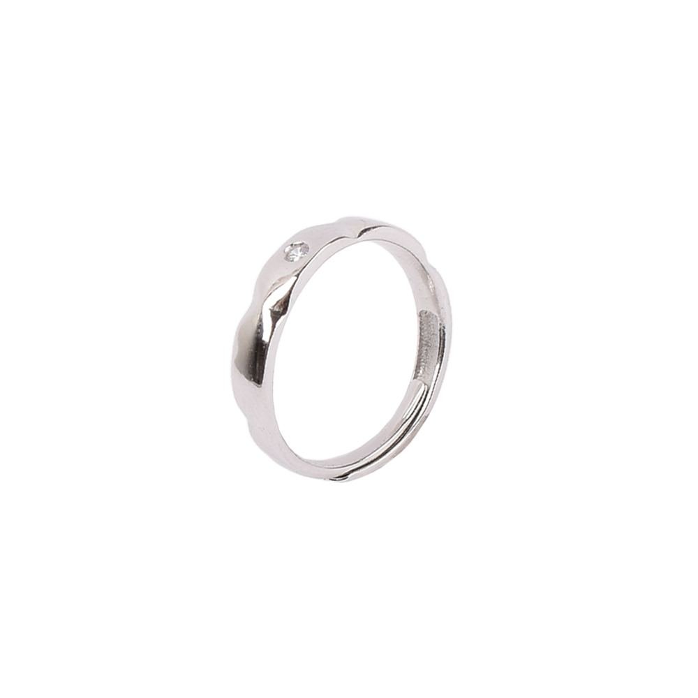 Silver Classic Couple Ring photo 4