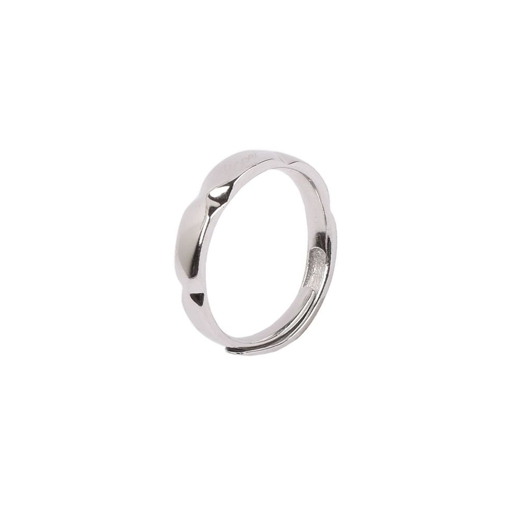 Silver Classic Couple Ring photo 3
