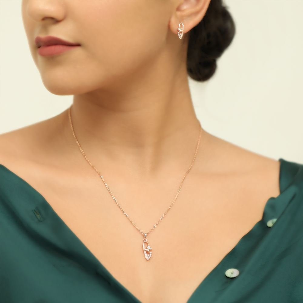 Rose Gold Fluttering Set