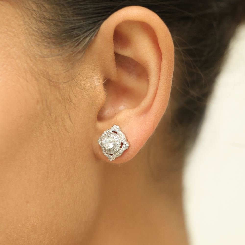 Silver Zircon Shining Set photo 2