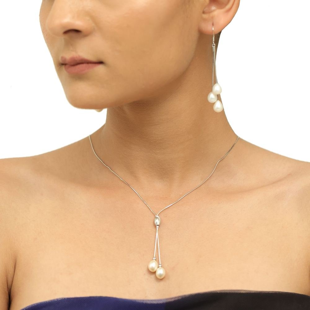Silver Moontide Pearl Set photo 2