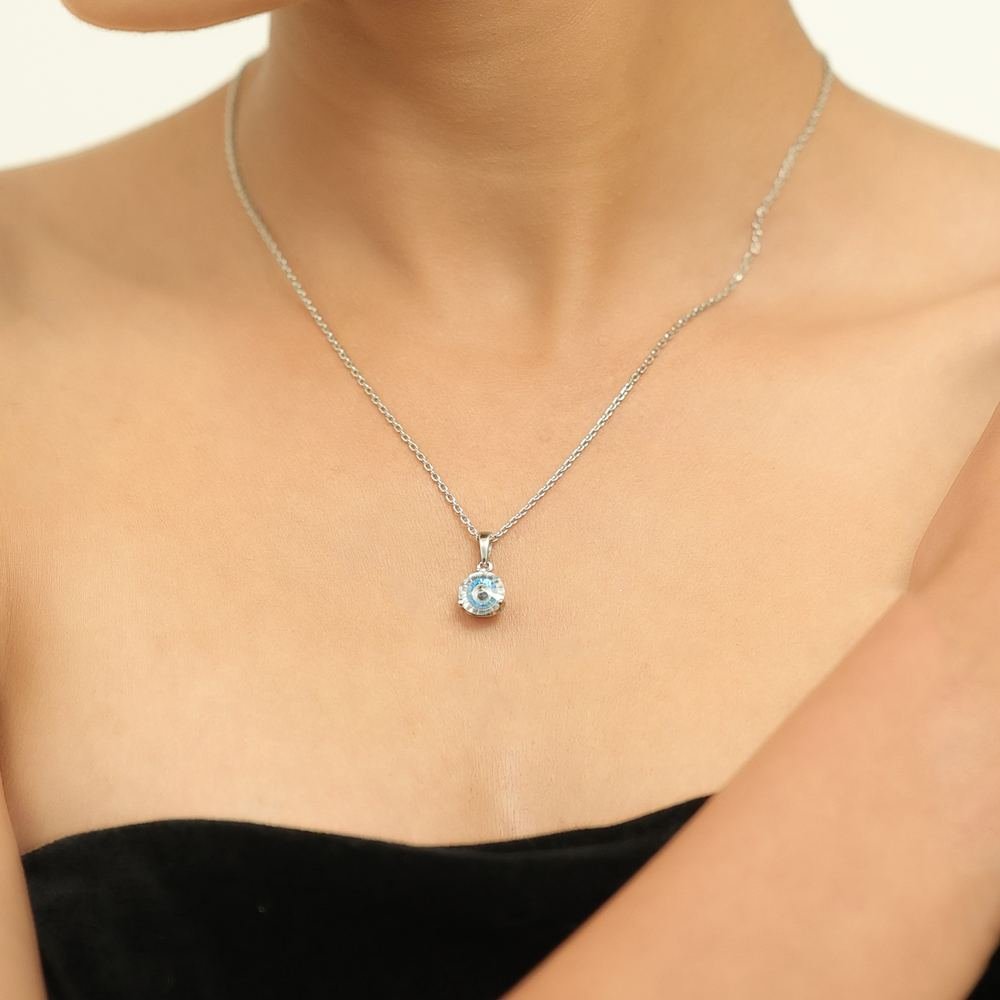 Evil Eye Crystal Pendant photo 2